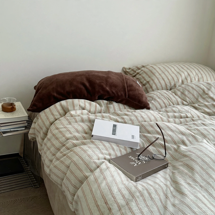 Bedding set made of cotton, 4-piece