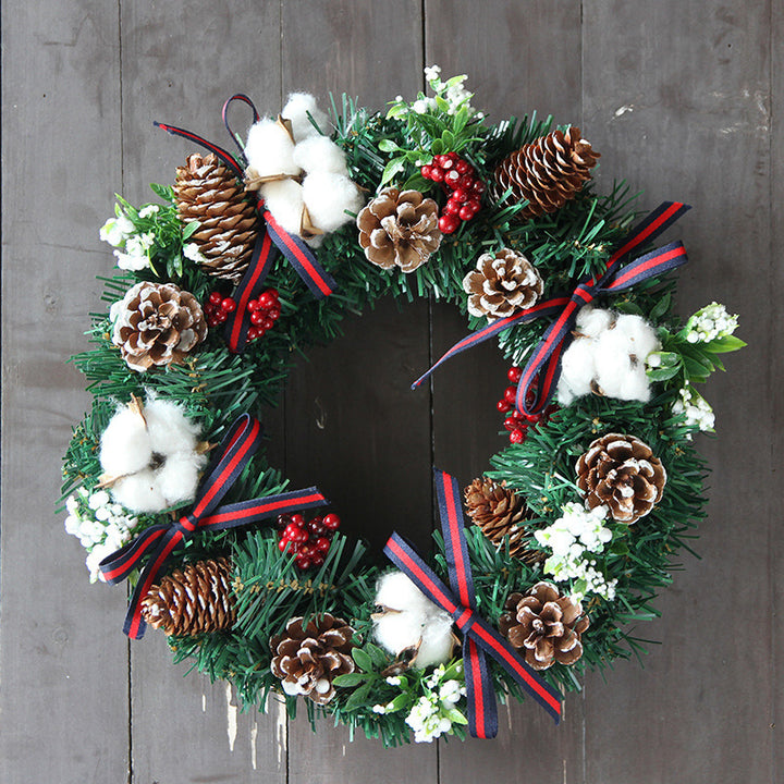 Christmas wreath made of PVC, 30 cm