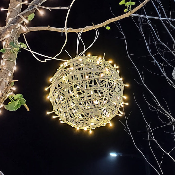 LED-Rattan-Ball Light, decorative