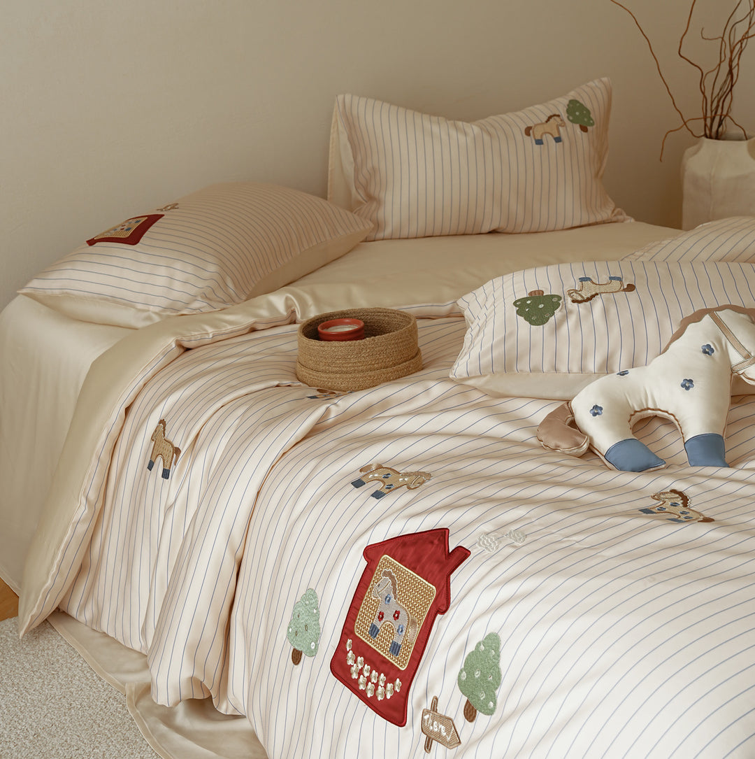 Bedding set, Tencel-Lyocell, cartoon design, summer