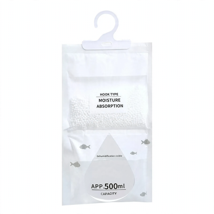 Hanging Dehumidifier Bag Against Moisture and Mold