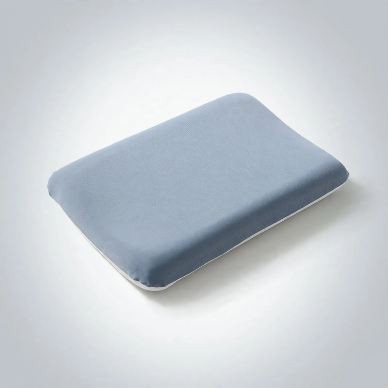 All-season neck pillow with gel and memory foam