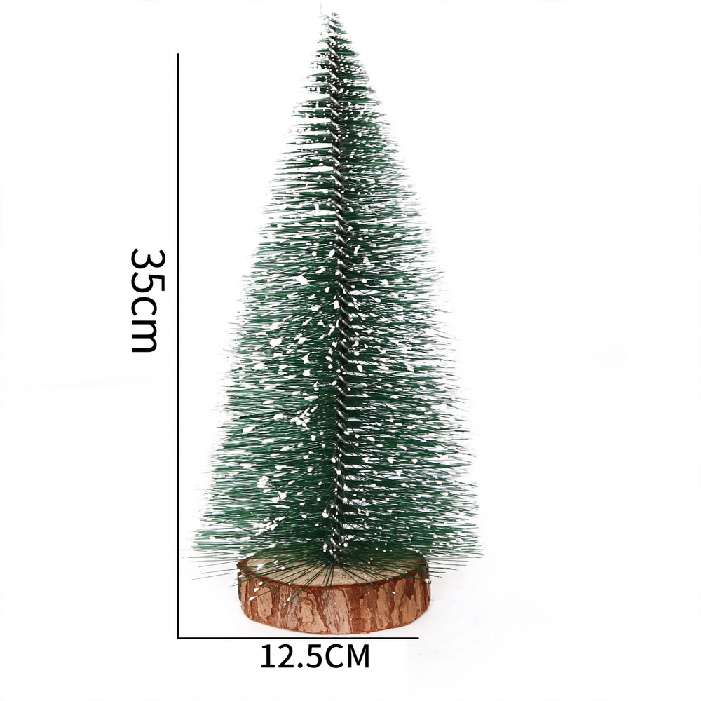 Mini Christmas tree made of pine needles with LED lighting, 40 cm