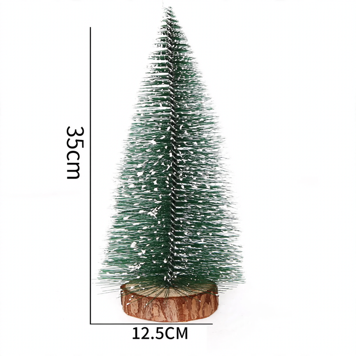 Mini Christmas tree made of pine needles with LED lighting, 40 cm