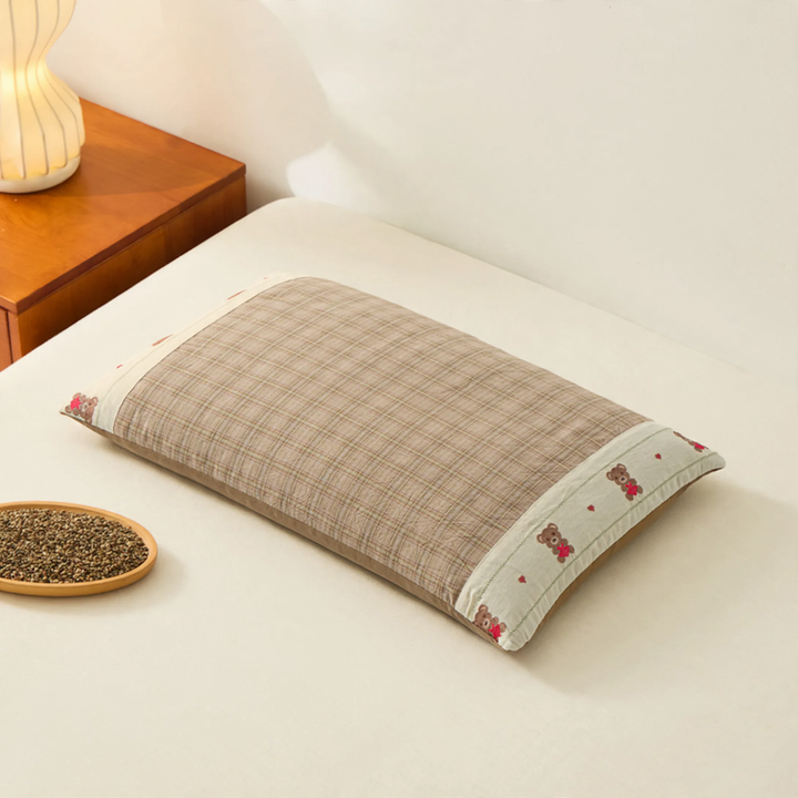 Cushions with buckwheat shell filling, 30×55 cm