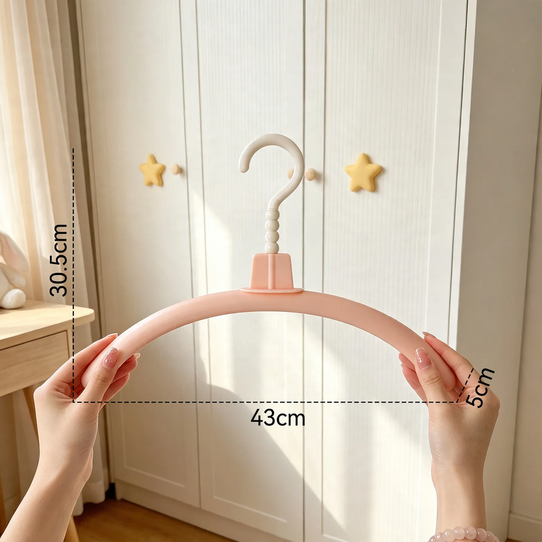 Plastic Hanger with Pear Design