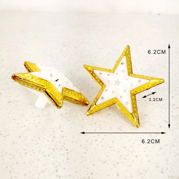 Decorative LED string light attachments for the Christmas tree