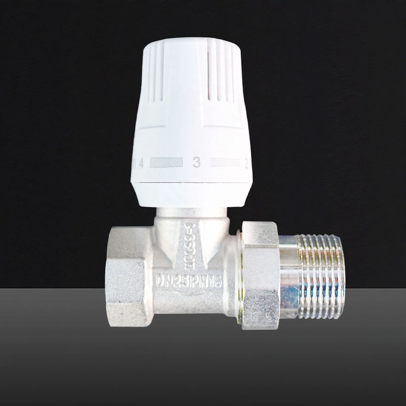 Brass thermostat valve for radiators
