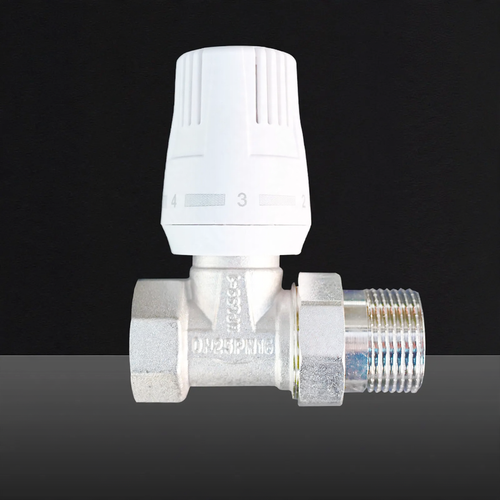 Brass thermostat valve for radiators