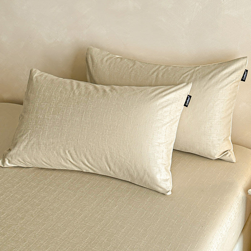 Cotton pillowcases with pattern, 48×74 cm, 1 pair