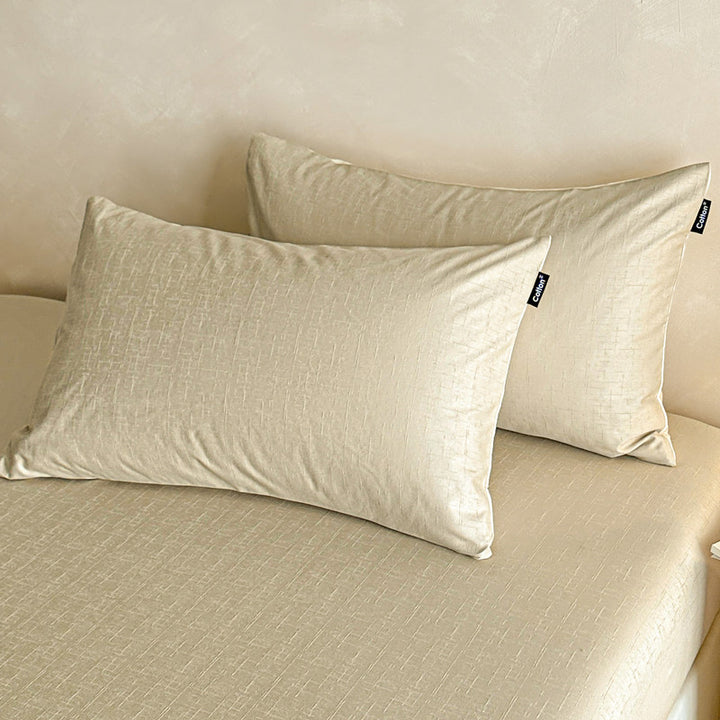 Cotton pillowcases with pattern, 48×74 cm, 1 pair