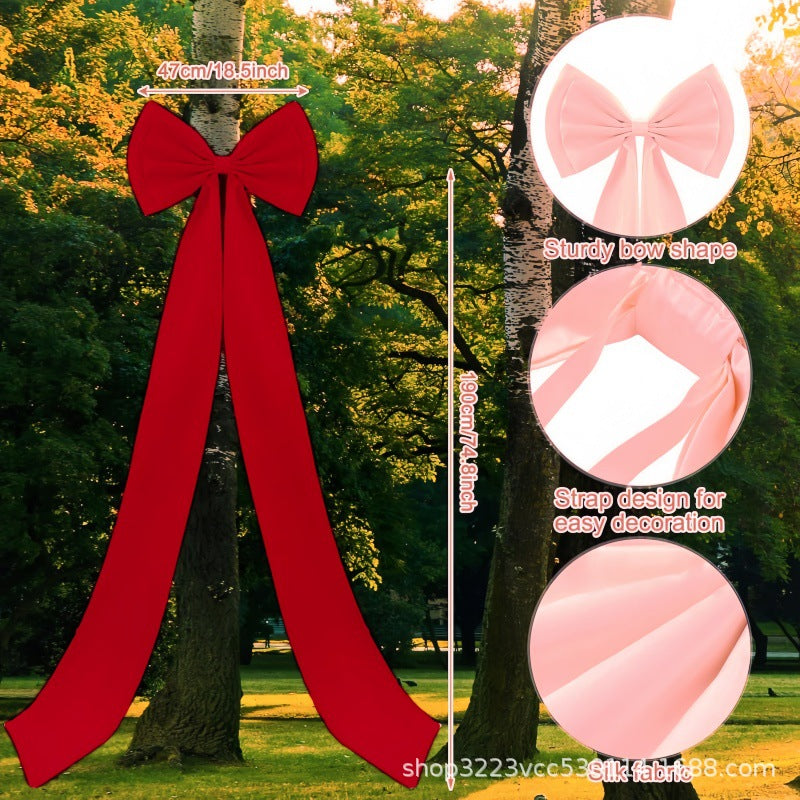 Decorative Christmas bow for tree and decoration