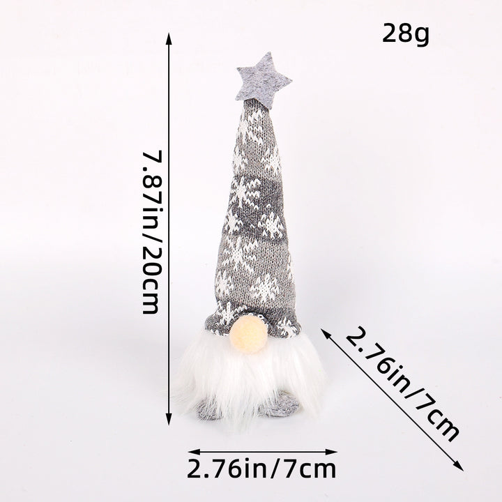 Glowing Christmas Gnome with Sequin Hat