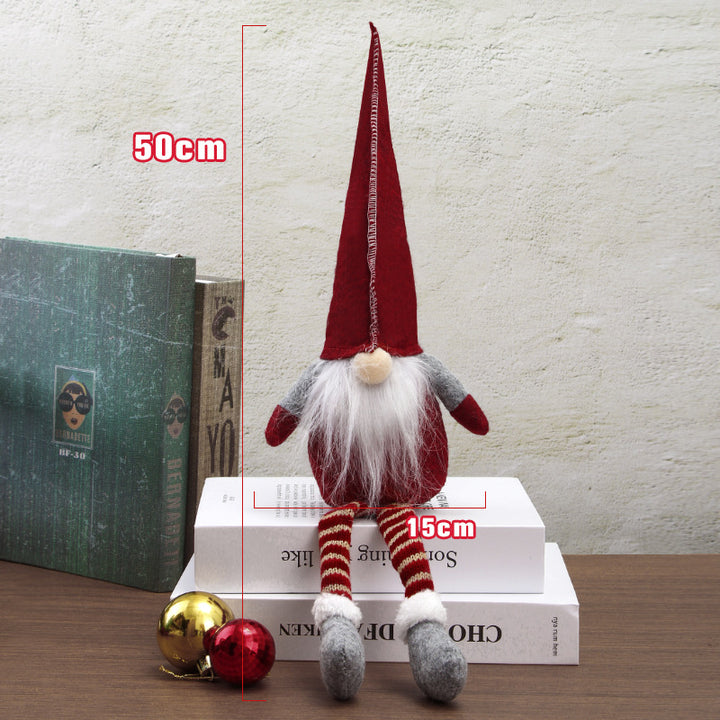 Christmas Elf Figure with Long Legs