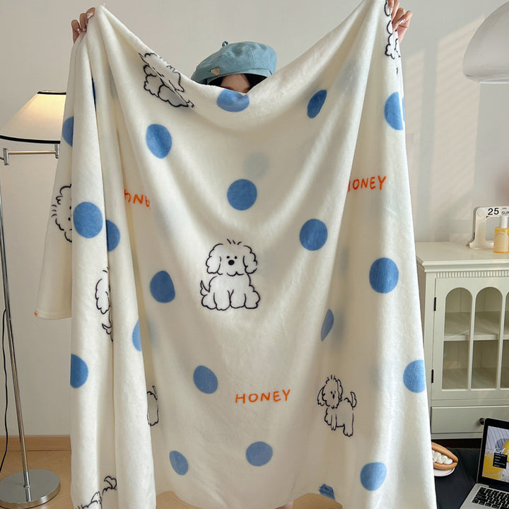 Fleece blanket Polyester, double-sided, multiple sizes
