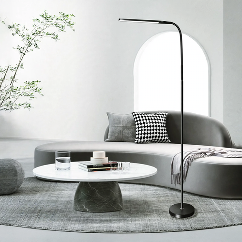 LED full spectrum floor lamp with honeycomb light technology