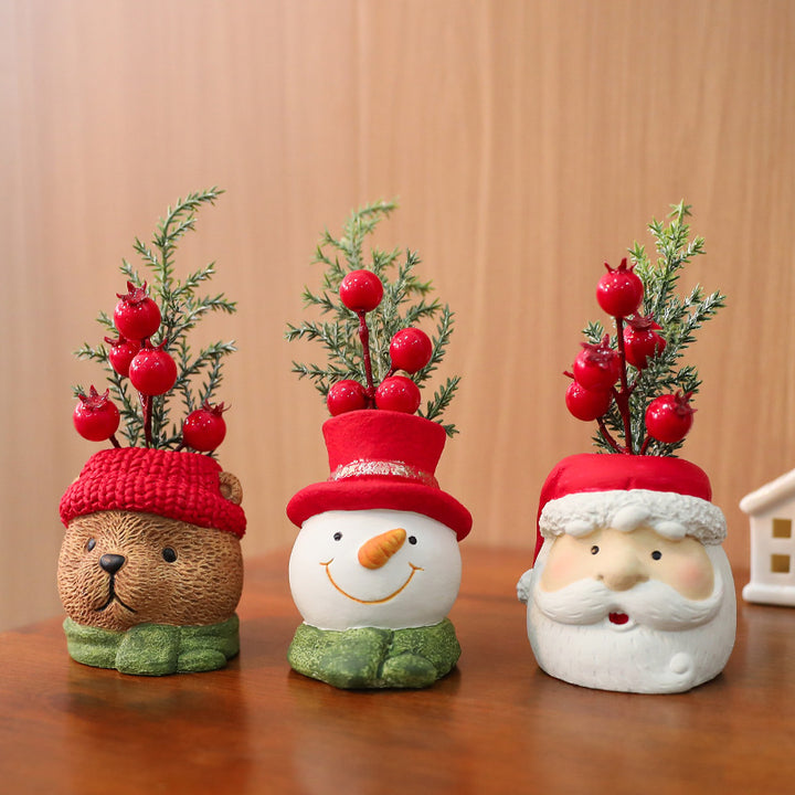Decorative Christmas figures for festive scenes