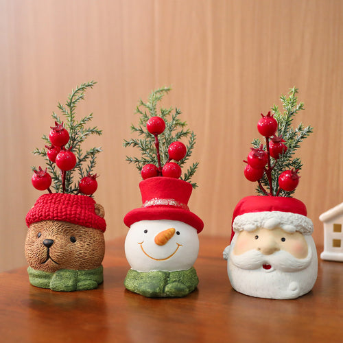 Decorative Christmas figures for festive scenes