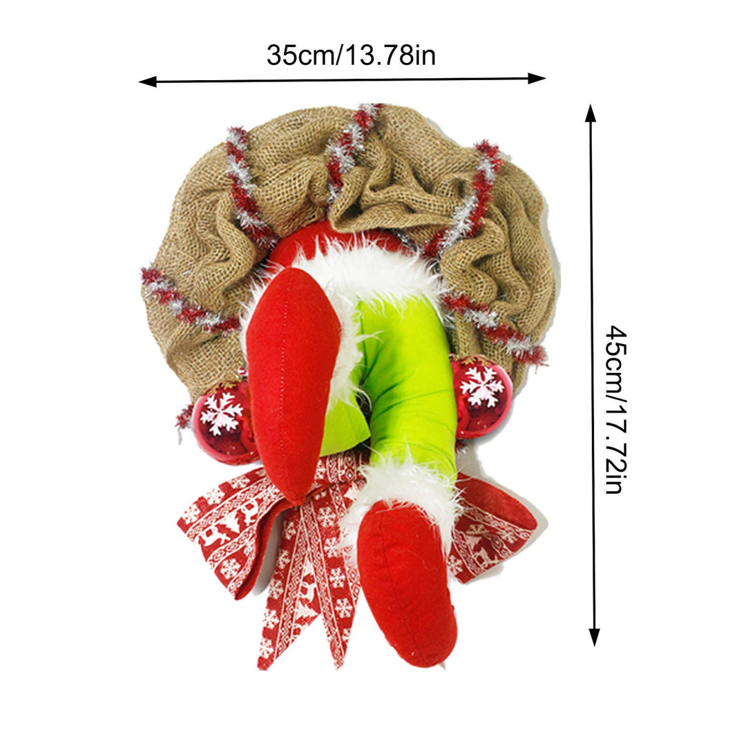 Christmas wreath with ivory