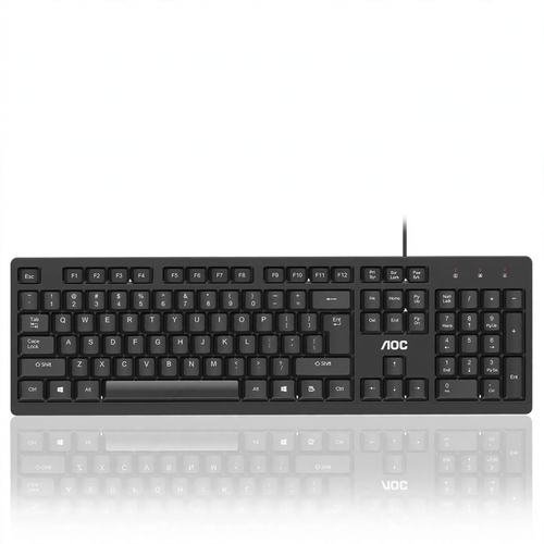 Wired Silent Keyboard for Office and Gaming