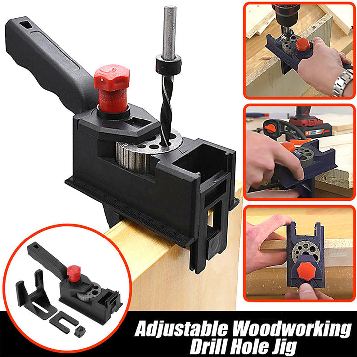 BowLift | Adjustable Woodworking Drill Hole Set