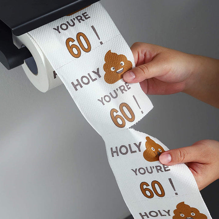 BowLift | Poop Happy Birthday Printed Toilet Paper