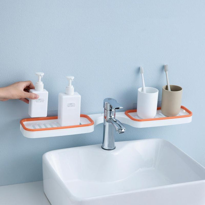 Bathroom 180° Rotatable Corner Punch-Free Rack | Bowlift