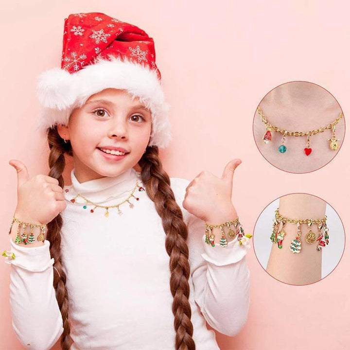 Advent calendar 24 days craft beads blind box Christmas gift bracelet | Bowlift