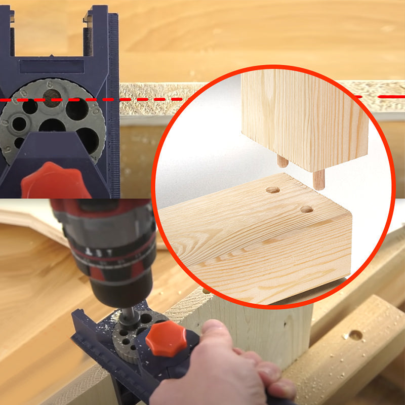 BowLift | Adjustable Woodworking Drill Hole Set