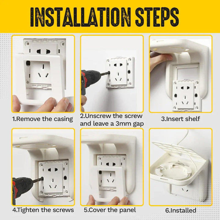 BowLift | No drilling required socket shelf