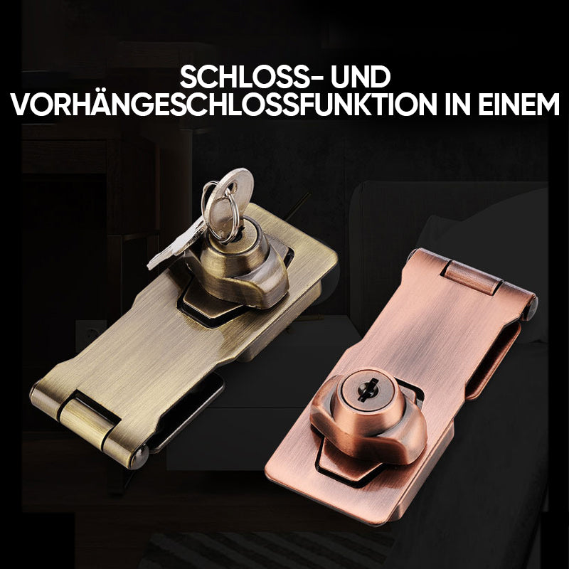 Door lock bolt | Installation without drilling with key