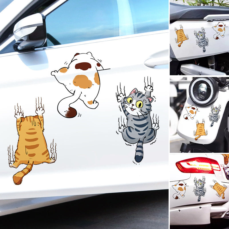 BowLift | Cute Cat Cartoon Car Sticker