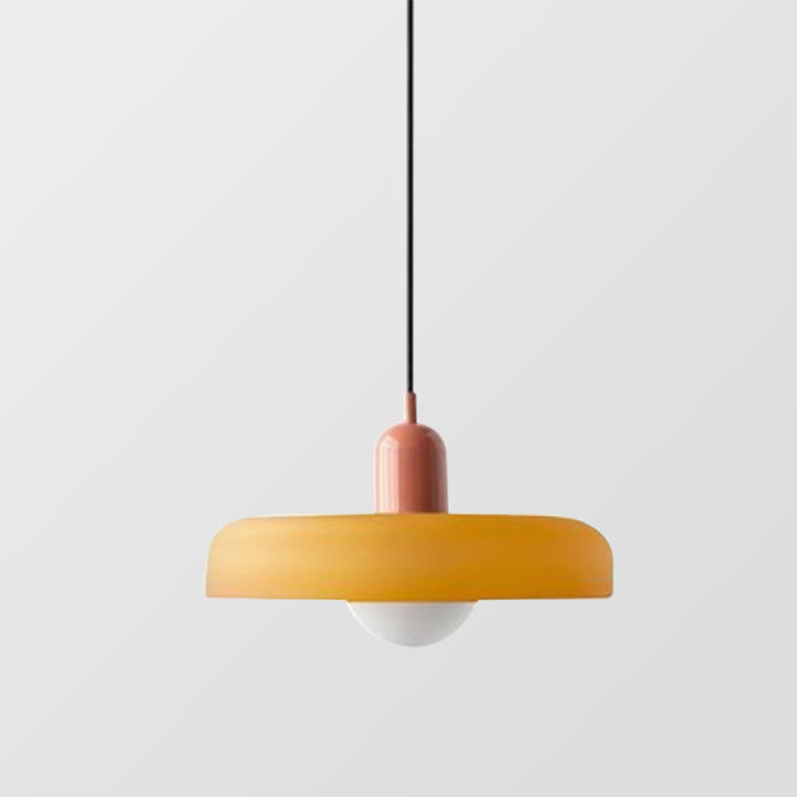 BowLift | Bauhaus Colored Glass Pendant Light