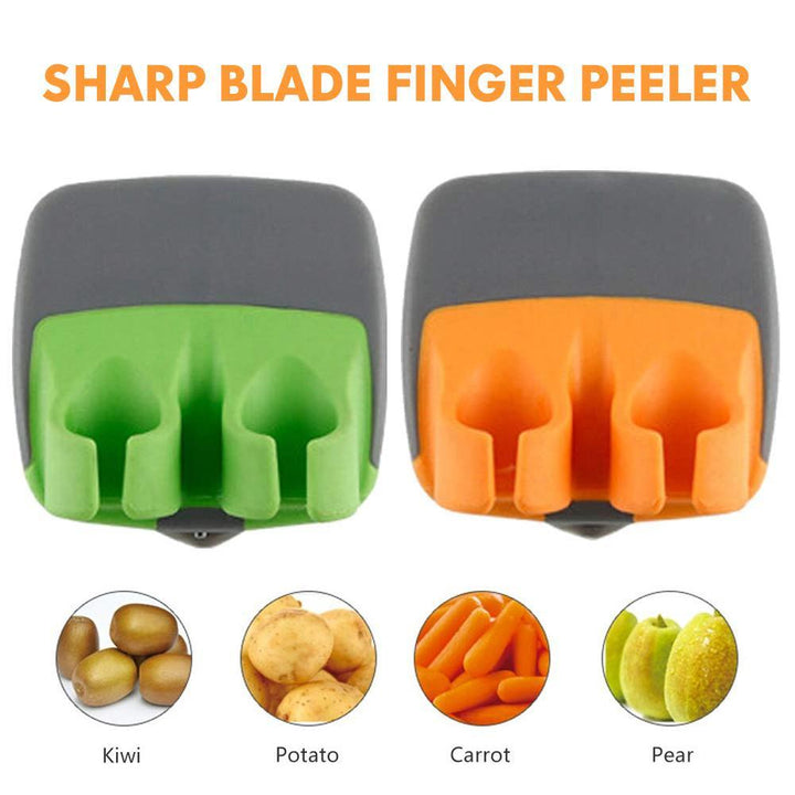 Two finger shaved fruit peeler | Bowlift