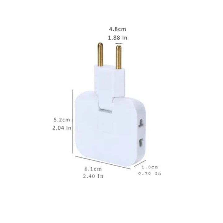 FlexiPlug – Ultra-thin 180° rotatable power strip with multiple sockets Bowlift