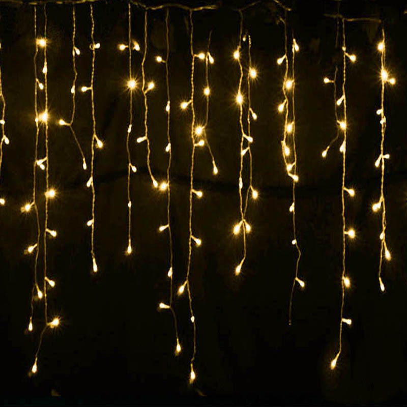 BowLift | LED Starry Sky Icicle Light String – Decorative Light Curtains for Christmas and Garden