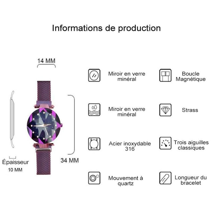 EtoiléE Waterproof Wristwatch | Bowlift