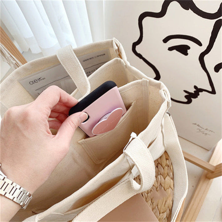 BowLift | Solid Color Canvas Shopper Bag