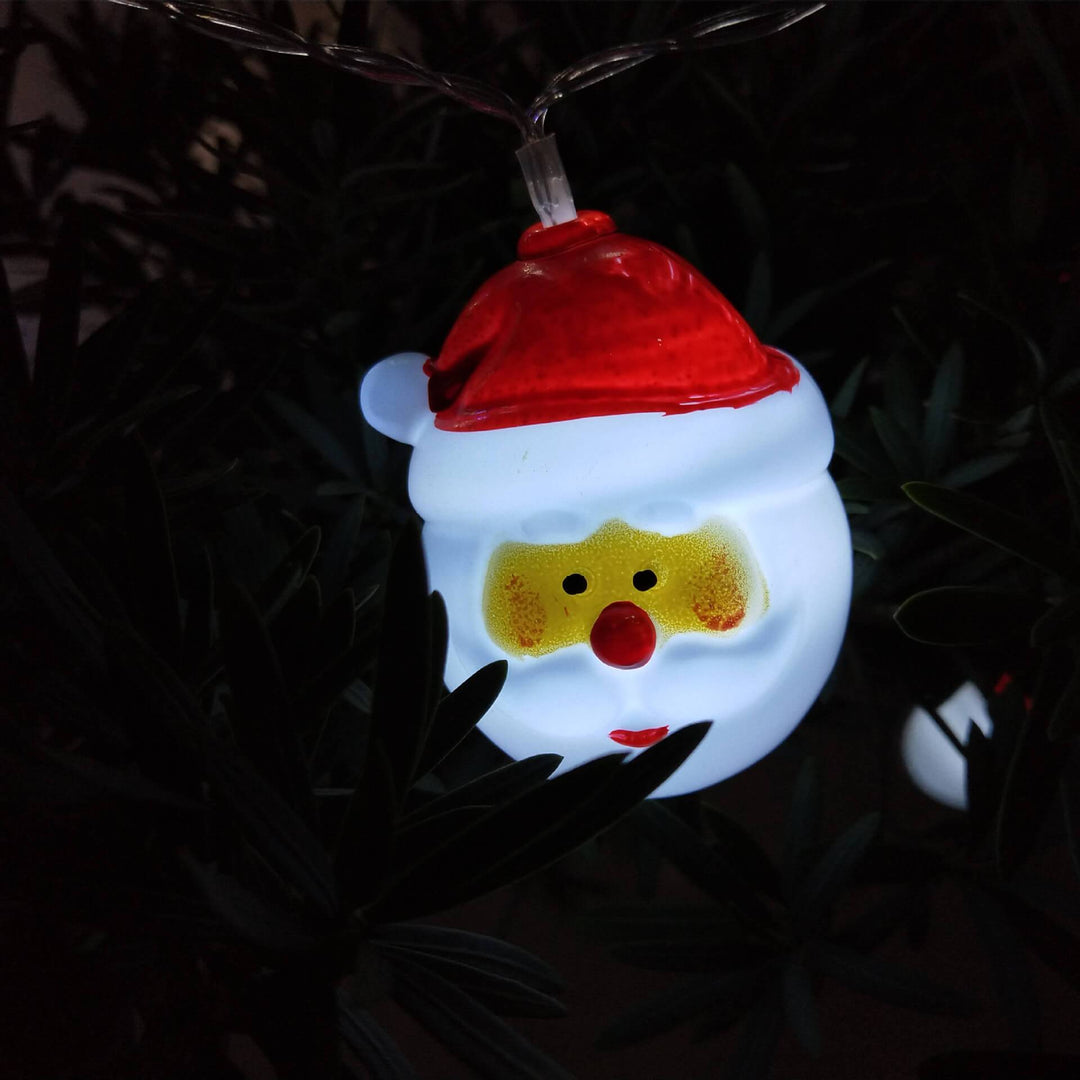 BowLift | Christmas Santa Claus String Lights Patio Party Decoration 10/20 Battery String Lights