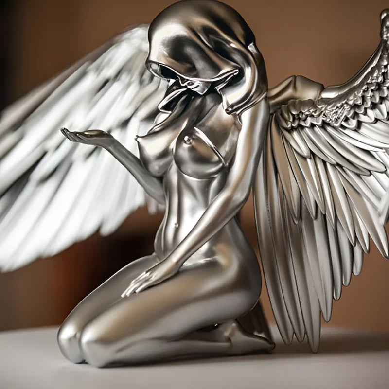 BowLift | Art Angel Female Woman Wings Kneeling Cloak Hat