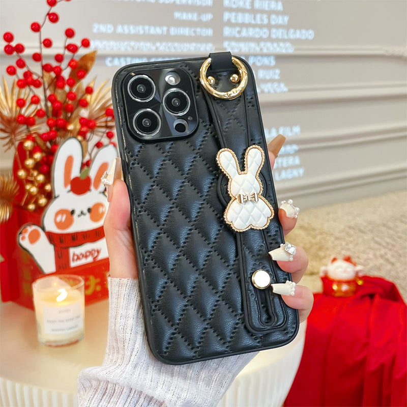 BowLift | Rabbit Wristband Case Cover For iPhone