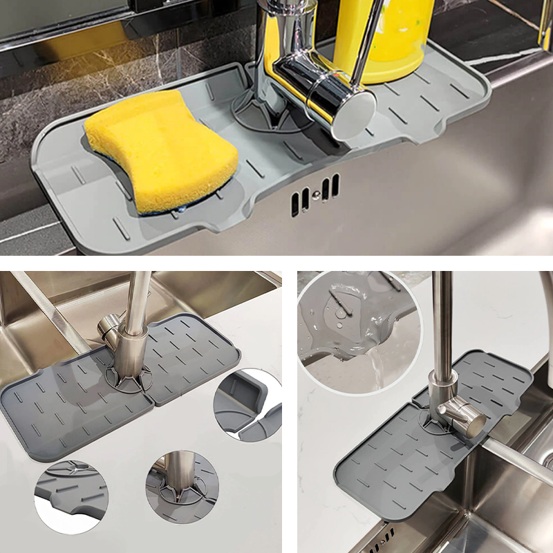 BowLift | Silicone Faucet Handle Drip Catcher Tray