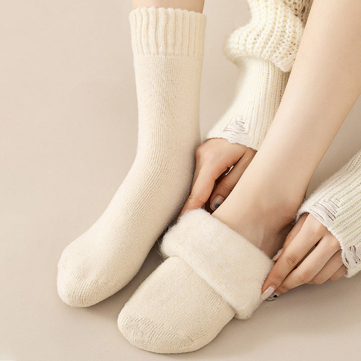 BowLift | Unisex Thermal Socks | Self-Heating Fleece Lining | Moisture-Wicking | 3-Pair Set