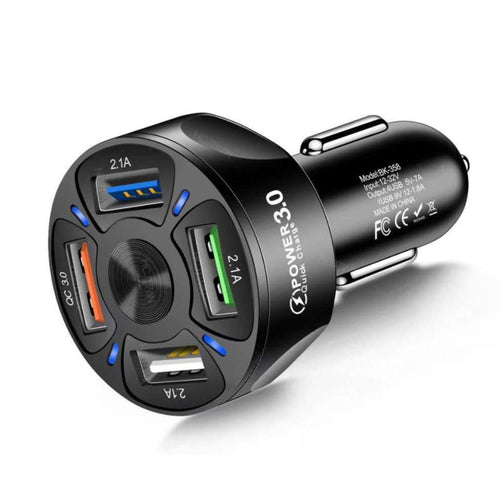 BowLift | 4 Ports USB Car Charger Fast Charging