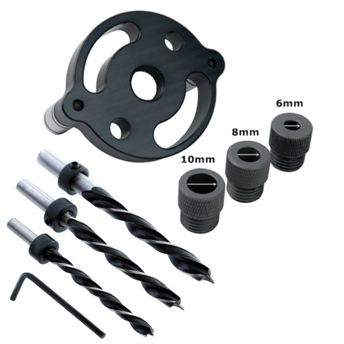 BowLift | 6/8/10mm Vertical Pocket Hole Jig (8 pcs.)