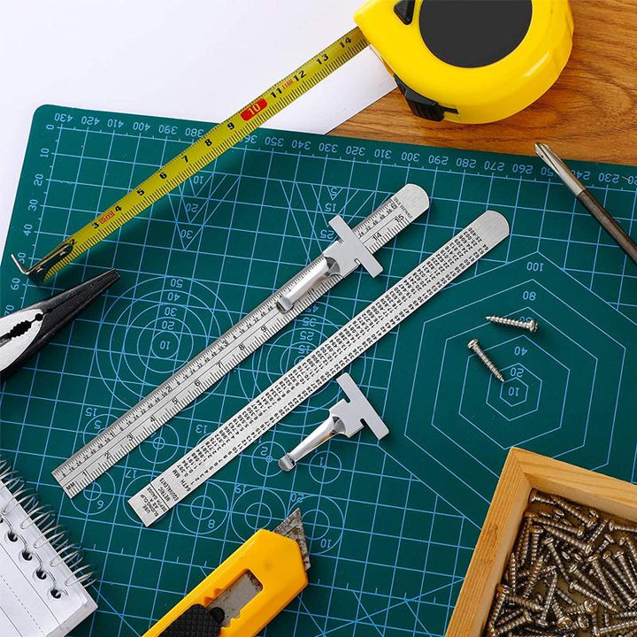BowLift | Stainless Steel Ruler with Removable Clip