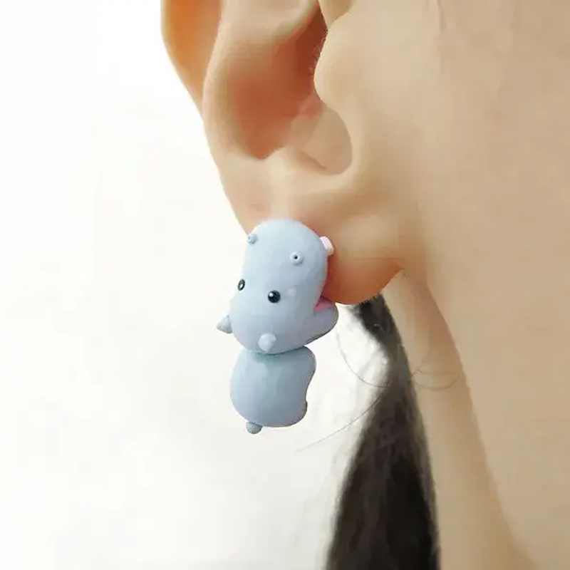 BowLift | Cute Animal Bite Earrings, 1 Pair