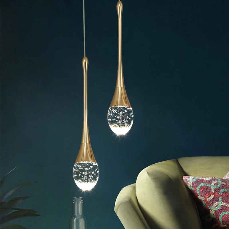 BowLift | Glass Pendant Lamp with Warm Light Glow - Vetra