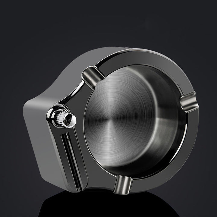 Retro Metal Ashtray, Cigarettes Lighter | Bowlift