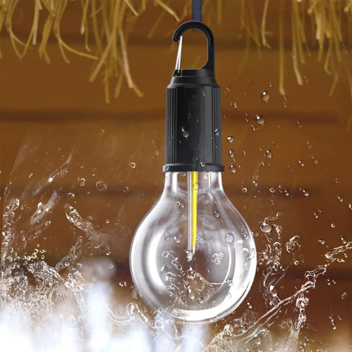 BowLift | New Outdoor Camping Hanging Type-C Charging Retro Bulb Light